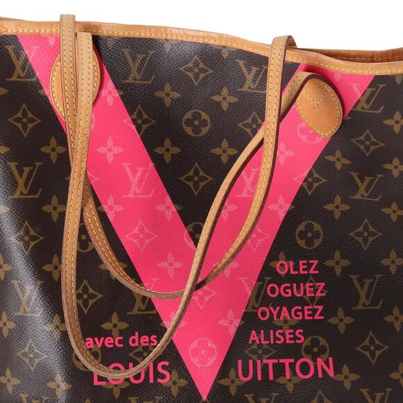 Louis Vuitton Neverfull MM Monogram Tote Bag M41602 Grenade - Picture 6 of 10